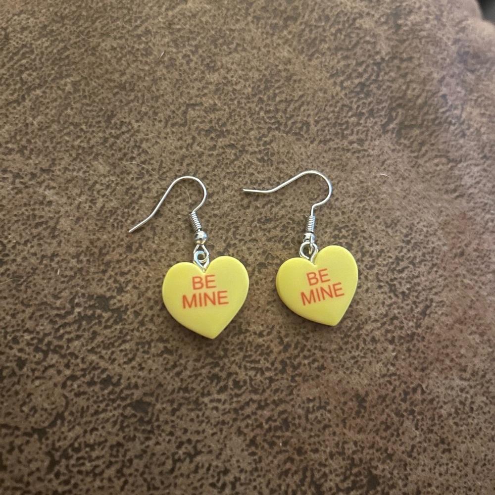 Yellow Heart 'Be Mine' Earrings